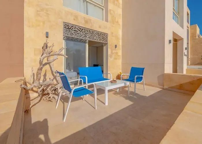 Mangroovy - Spacious Boho 2 Bedroom Pool View Daire Hurgada
